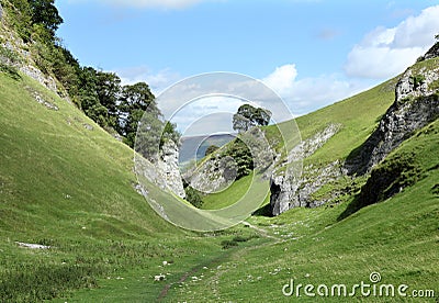 Limestone Valley Stock Photo