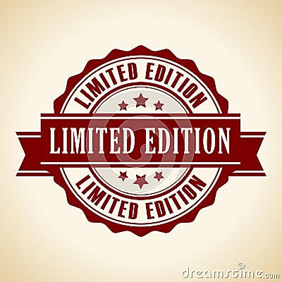 Limited edition icon Vector Illustration