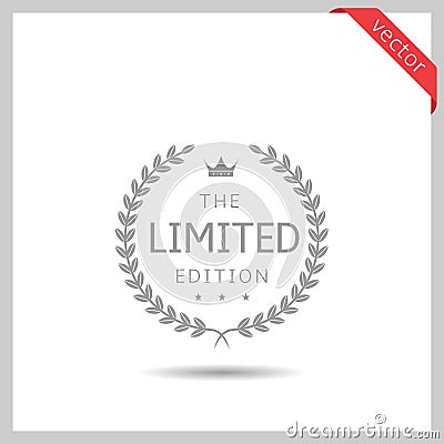 Limited edition icon Vector Illustration