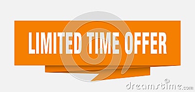 limited time offer Vector Illustration