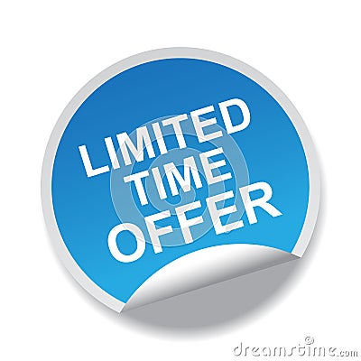 Limited time offer Cartoon Illustration