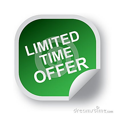 Limited time offer Cartoon Illustration