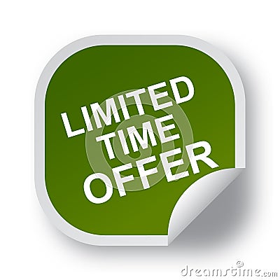 Limited time offer Cartoon Illustration