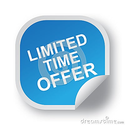 Limited time offer Cartoon Illustration