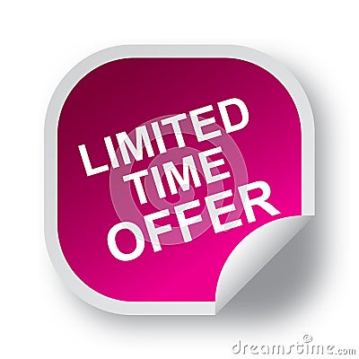 Limited time offer Cartoon Illustration