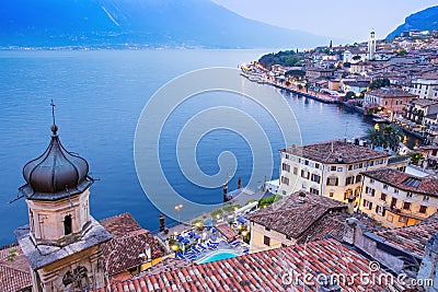 Limone sul Garda, lake Garda, Italy Stock Photo