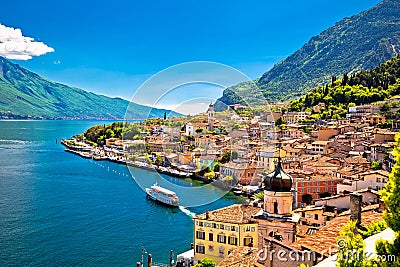 Limone sul Garda waterfront view Stock Photo