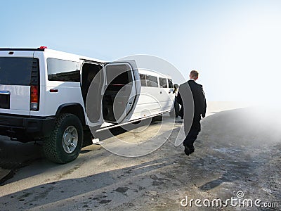 Limousine Stock Photo