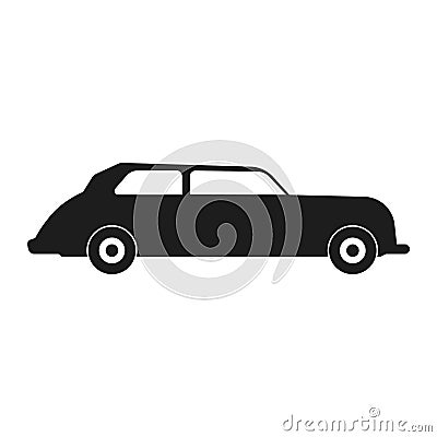 Limousine Cartoon Illustration