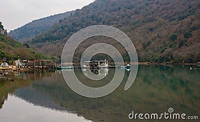 Limski Kanal in Istria, Croatia Stock Photo