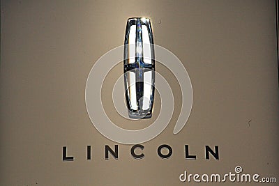 Lincoln logo emblem signage Editorial Stock Photo