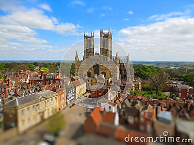 Lincoln Cathedral Stock Photo