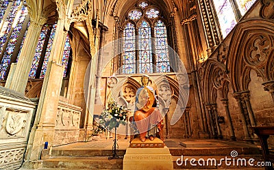 Lincoln Cathedral interior Editorial Stock Photo