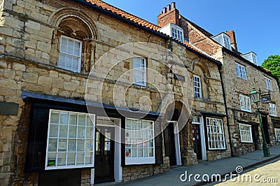 Jew`s House, Steep Hill, Lincoln UK Editorial Stock Photo