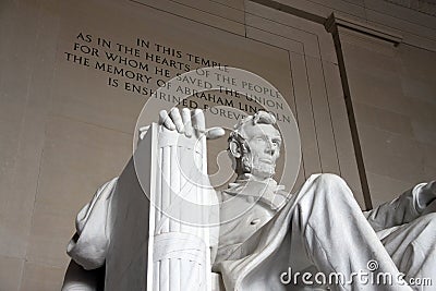 Lincoln Memorial Washington DC Editorial Stock Photo