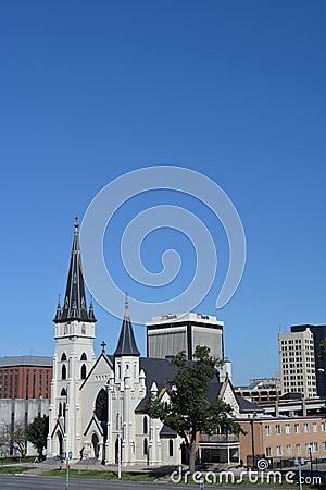 Lincoln Nebraska Skyline Editorial Stock Photo