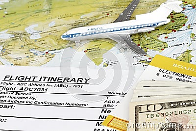 On-line booking Stock Photo