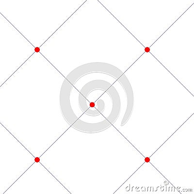 Line And Dot Design For Priont Stock Photo