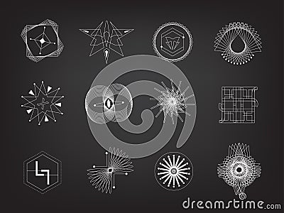 Line geometry vector eps10 design Vector Illustration