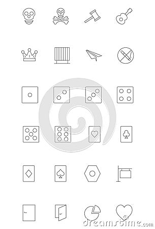 Line Icons 14 Vector Illustration