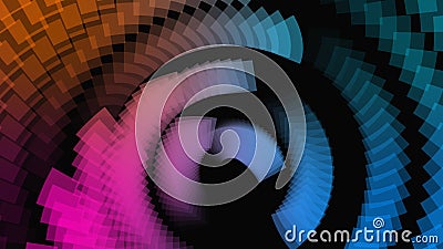 Line movement motion background. Abstract line rotate motion background. Stock Photo