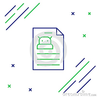 Line Technical specification icon isolated on white background. Technical support check list, team work solution Vector Illustration