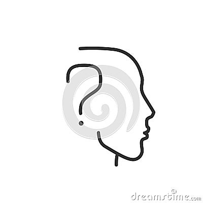 question icon Vector Illustration