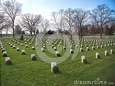 Linear Memories of American Veterans Editorial Stock Photo