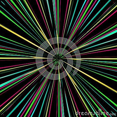 Linear Radial Background Stock Photo