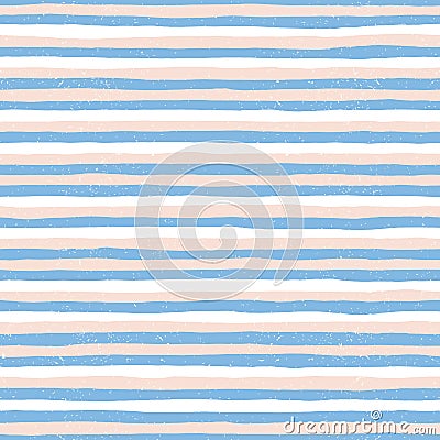 Linear seamless vector pattern. Hand drawn illustration Vector Illustration