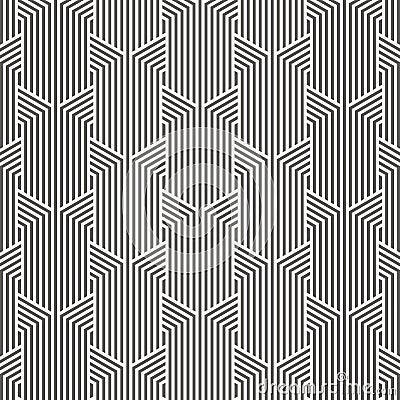 linear stiped vector pattern, repeating striped line cross each. graphic clean design for fabric, event, wallpaper etc. pattern is Vector Illustration