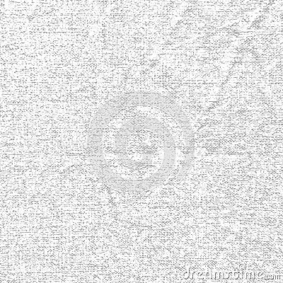 Linen texture. White canvas background. Grunge burlap pattern. White canvas background. Grunge burlap pattern. Vector Vector Illustration
