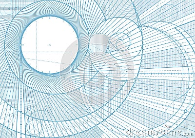 Lines draft backgroundA Vector Illustration