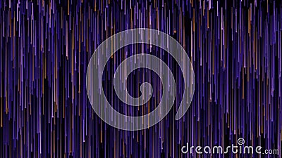 Lines move in futuristic flow with bend. Motion. Colorful stream of lines in cyberspace. Turn flow with colorful stripes Stock Photo