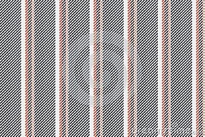 Lines textile fabric of vertical pattern vector with a background seamless stripe texture Vector Illustration