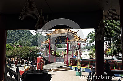 Ling Sen Tong, Temple cave, Ipoh, Malaysia Editorial Stock Photo