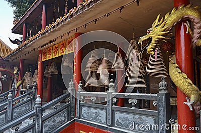 Ling Sen Tong, Temple cave, Ipoh, Malaysia Editorial Stock Photo