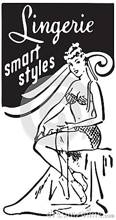Lingerie Smart Styles Stock Photo