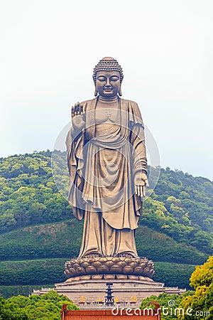 Lingshan Grand Buddha Scenic Area Editorial Stock Photo