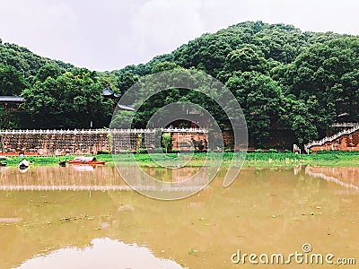 Lingyun mountain view Stock Photo