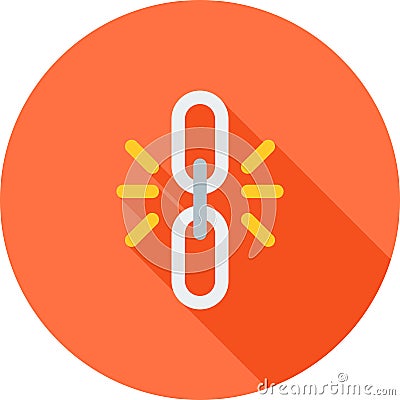 Link Building Vector Illustration