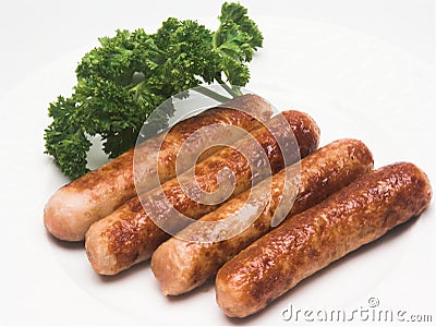 Link Sausages Stock Photo