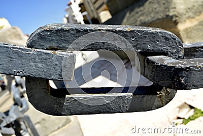 Link in a Strong Chain Stock Photo