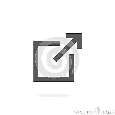 Link Vector Icon Vector Illustration