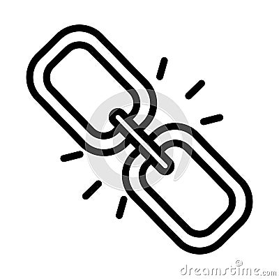 Linkage Isolated Vector icon which can easily modify or edit Vector Illustration