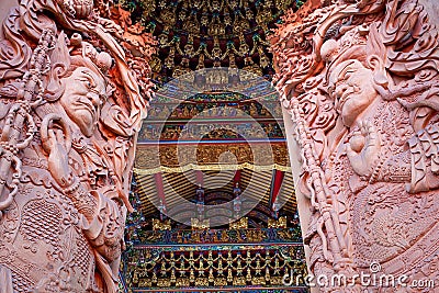 Linko bamboo temple , Taiwan Editorial Stock Photo