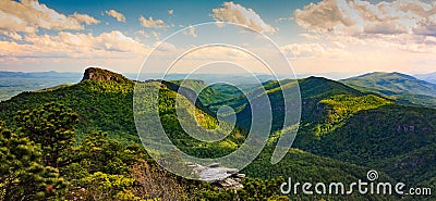 Linville Gorge NC Stock Photo