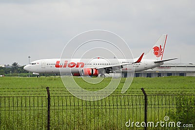 Lion Air Boeing 737-900ER Editorial Stock Photo