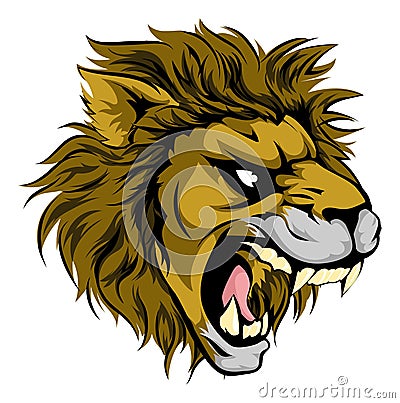 Lion animal sports mascot Vector Illustration