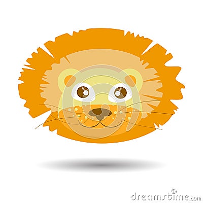 A lion. children s illustration Cartoon Illustration